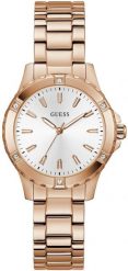 Zegarek damski Guess GW0948L5 różowe złoto. Czerwone zegarki damskie Guess, złote. Za 699.00 zł.