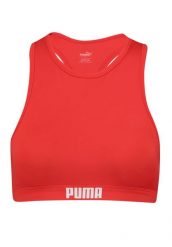 Góra od bikini Puma, racerback, czerwonym. Czerwone stroje kąpielowe damskie Puma, l, bez wzorów, z materiału. Za 190.00 zł.