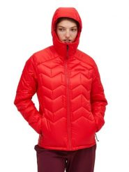 Kurtka Peak Performance damska Elevate Liner Hood Jacket czerwona - M. Czerwone kurtki sportowe damskie Peak Performance, l, bez wzorów, z materiału, bez ramiączek, bez kaptura, narciarskie. Za 1,059.00 zł.