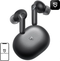 Słuchawki TWS Soundpeats T3 PRO ANC (czarne) Soundpeats. Czarne słuchawki bezprzewodowe SoundPeats. Za 74.02 zł.