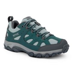 Damskie buty trekkingowe Regatta Edgepoint IV. Szare obuwie trekkingowe damskie Regatta, z materiału, bez zapięcia. Za 252.00 zł.
