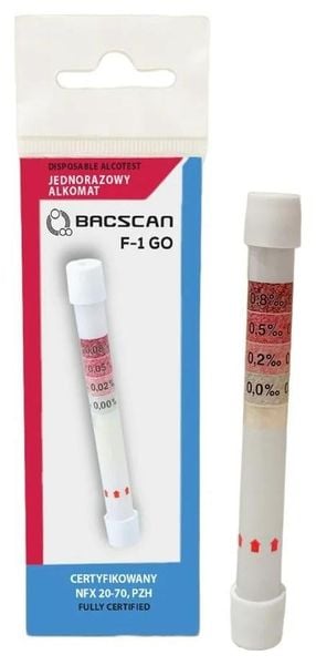 BACscan F-1 GO. Alkomaty Aisko. W wyprzedaży za 3.10 zł.
