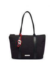 KARL LAGERFELD Torebka B4W30103 Czarny. Czarne shopperki damskie KARL LAGERFELD, bez wzorów, z materiału, bez dodatków. Za 849.99 zł.