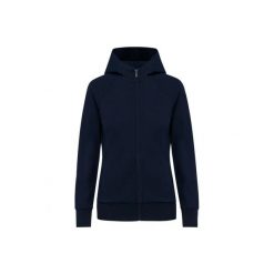Bluza damska z kapturem Kariban Premium. Niebieskie bluzy damskie KARIBAN, s, bez wzorów, z bawełny, bez ramiączek, z kapturem. Za 245.00 zł.