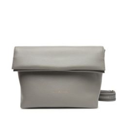 Torebka Tommy Hilfiger. Szare listonoszki damskie Tommy Hilfiger, bez wzorów, bez dodatków. Za 409.99 zł.