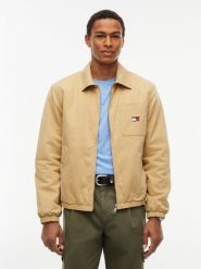 Tommy Jeans Kurtka Mężczyźni Bawełna (100%) beżowy, L. Brązowe kurtki męskie Tommy Jeans, l, bez wzorów, z bawełny, bez kaptura. Za 649.95 zł.