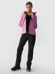 4F Spodnie trekkingowe softshellowe membrana 5000 damskie - czarne XL. Czarne spodnie sportowe damskie 4F, bez wzorów, z dzianiny, outdoorowe. Za 139.99 zł.
