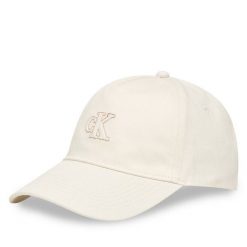 Czapka z daszkiem Calvin Klein. Białe czapki damskie Calvin Klein, bez wzorów. Za 169.99 zł.