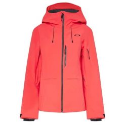 Damska kurtka narciarska/snowboardowa Oakley. Czerwone kurtki sportowe damskie Oakley, na zimę, m, bez wzorów, z materiału, bez ramiączek, z kapturem, narciarskie. Za 1,238.95 zł.