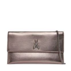 Torebka Patrizia Pepe. Szare torebki do ręki damskie Patrizia Pepe, bez wzorów, bez dodatków. Za 869.99 zł.