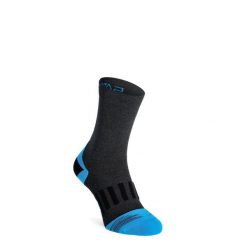 Skarpety turystyczne CMP Trekking Sock Low Microlon. Szare skarpetki damskie CMP, bez wzorów. Za 51.99 zł.