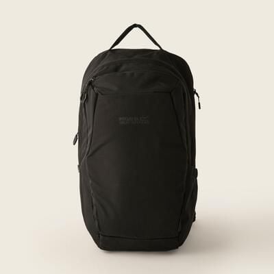 Plecak Voyad 25L. Czarne plecaki damskie Regatta, bez wzorów, z materiału. Za 209.99 zł.