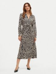 Vero Moda Sukienka koszulowa Vigdis 10323267 Czarny Regular Fit. Czarne sukienki damskie Vero Moda, m, bez wzorów, z wiskozy, bez kołnierzyka, bez ramiączek, koszulowe. Za 219.99 zł.