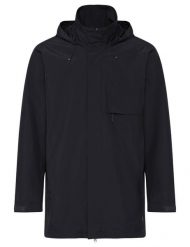 Kurtka hardshell M Rosemoor 2L Parka. Czarne kurtki sportowe męskie Vaude, na jesień, l, bez wzorów, z hardshellu, eleganckie, bez kołnierzyka, bez kaptura. Za 847.80 zł.