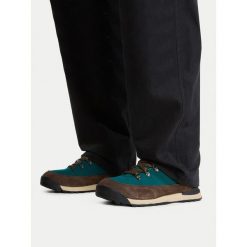 Trekkingi The North Face. Niebieskie botki męskie The North Face, bez wzorów, sportowe, bez obcasa, bez zapięcia. Za 649.99 zł.