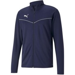 Bluza męska Puma teamRISE Training Poly Jacket granatowa. Białe bluzy męskie Puma, l, bez wzorów, sportowe, bez ramiączek, bez kaptura. Za 143.00 zł.