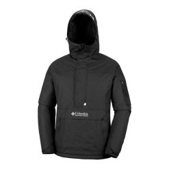 Kurtka puchowa męska Columbia Challenger II Ins Pullover. Czarne kurtki męskie Columbia, l, bez wzorów, z puchu, sportowe, bez kaptura. Za 529.99 zł.