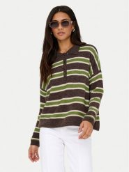 ONLY Sweter Talio 15358606 Szary Regular Fit. Szare swetry nierozpinane damskie ONLY, l, bez wzorów, z syntetyku, bez kołnierzyka, bez ramiączek. Za 149.99 zł.