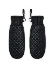 EMU Australia Rękawiczki Damskie Margaret Mittens W7013 Czarny. Czarne rękawiczki damskie Emu Australia, bez wzorów, ze skóry. Za 529.99 zł.
