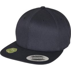 Czapka Z Daszkiem Z Bawełny Organicznej. Niebieskie czapki damskie FLEXFIT, bez wzorów, z bawełny. Za 80.99 zł.