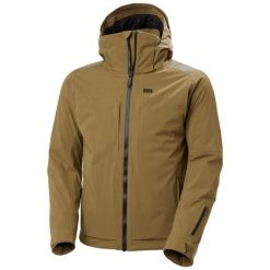 Kurtka narciarska Helly Hansen Atlas Infinity Stretch. Brązowe kurtki sportowe męskie Helly Hansen, m, bez wzorów, bez kaptura, narciarskie. W wyprzedaży za 2,559.20 zł.