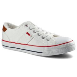 Białe Trampki Damskie Lee Cooper Stylowe Obuwie. Białe trampki i tenisówki damskie Lee Cooper, z aplikacjami, ze skóry ekologicznej, bez zapięcia. Za 89.99 zł.