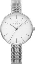 Zegarek OBAKU Zegarek damski Obaku Denmark V211LXCIMC srebrny. Szare zegarki damskie OBAKU, srebrne. Za 351.00 zł.