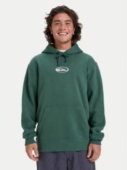 Quiksilver Bluza Salt Water Graphic EQYFT05126 Zielony Regular Fit. Zielone bluzy męskie Quiksilver, m, bez wzorów, z bawełny, bez ramiączek, bez kaptura. Za 319.99 zł.
