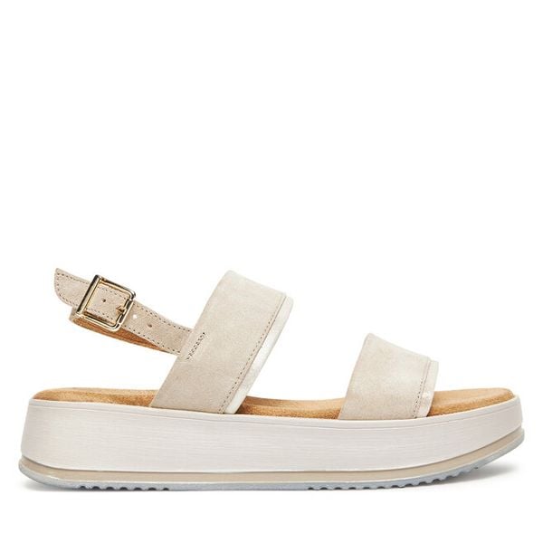 Sandały s.Oliver. Brązowe sandały damskie S.Oliver, bez wzorów, bez obcasa, na koturnie, bez zapięcia. Za 349.99 zł.