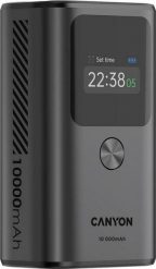 Canyon OnPower 130 TFT 10000 mAh PD30W grafitowy. Szare powerbanki . Za 139.90 zł.