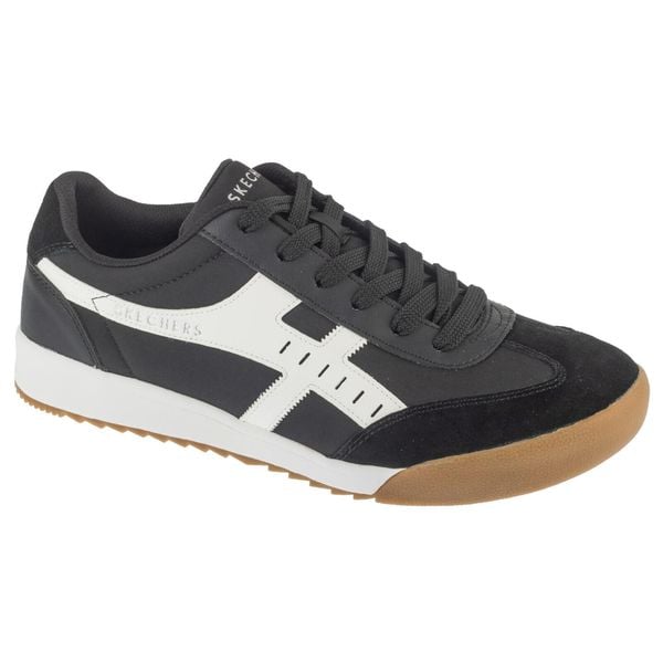 Buty sportowe Sneakersy męskie, Zinger - Manzanilla Superado. Czarne buty sportowe męskie Skechers, bez wzorów, bez zapięcia, trekkingowe. Za 299.99 zł.