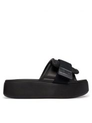 Melissa Klapki Melissa Free Fuzzy Slide Platform Ad 37835 Czarny. Czarne klapki damskie Melissa, bez wzorów, z tworzywa sztucznego, bez obcasa, bez zapięcia. Za 528.99 zł.