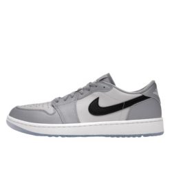 Air Jordan 1 Retro Low Golf Wolf Grey. Szare swetry męskie Jordan, m, bez wzorów, z materiału, klasyczne, bez kołnierzyka, bez ramiączek. Za 880.99 zł.