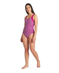 ARENA STROJE PŁYWACKIE WOMEN'S CLARA ONE PIECE GRAPE VIOLET MULTI 004129/900 D36. Fioletowe stroje kąpielowe damskie ARENA, s, bez wzorów, z elastanu. Za 61.98 zł.