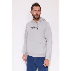 Bluza męska z kapturem Carhartt Force Lightweight. Szare bluzy męskie Carhartt, m, bez wzorów, bez ramiączek, z kapturem. Za 367.00 zł.