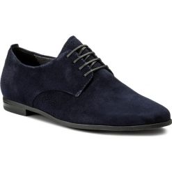 Oxfordy VAGABOND - Marilyn 4502-240-64 Dk Blue. Niebieskie półbuty damskie Vagabond, bez wzorów, ze skóry, bez obcasa, na płaskiej podeszwie, bez zapięcia. W wyprzedaży za 259.00 zł.