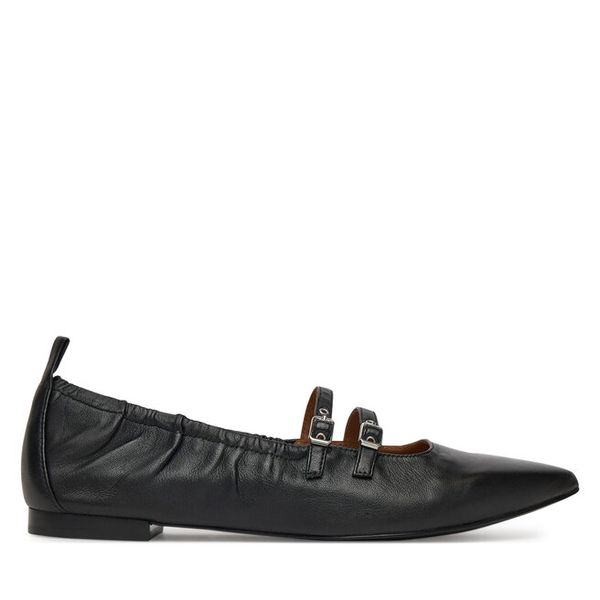 Baleriny Tamaris. Czarne balerinki damskie Tamaris, bez wzorów, bez obcasa, bez zapięcia. Za 289.99 zł.