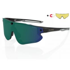 Okulary przeciwsłoneczne z wymienną soczewką i polaryzacją OPC Morpho Green. Czarne okulary przeciwsłoneczne damskie OPC. Za 379.99 zł.