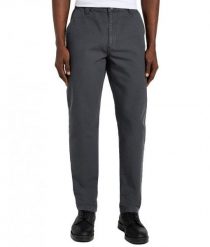 LEE MĘSKIE SPODNIE MATERIAŁOWE RELAXED WORKWEAR CHINO DARK MUTE GRAY 112355785 L78K008531. Szare eleganckie spodnie męskie Lee, bez wzorów, z materiału. Za 219.99 zł.