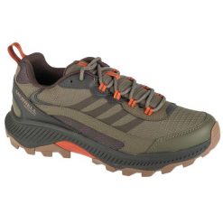 Buty trekkingowe męskie, Speed Strike 2 WP. Zielone trekkingi męskie Merrell, bez zapięcia. Za 449.99 zł.