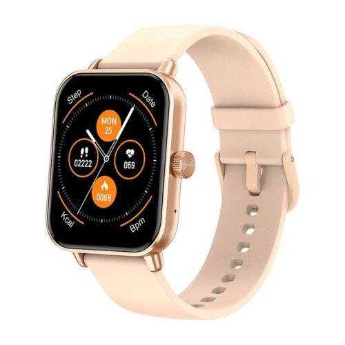 Smartwatch COLMI P81 (złoty). Żółte zegarki smartwatch Colmi, bez wzorów. Za 79.00 zł.