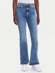 Tommy Jeans Jeansy Sylvia DW0DW20654 Niebieski Flare Fit. Niebieskie jeansy damskie Tommy Jeans, bez wzorów, z bawełny. Za 299.99 zł.