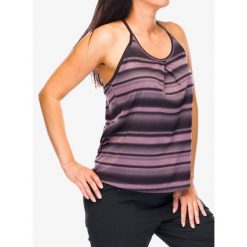 Koszulka damska Black Diamond Integrale Tank. Fioletowe bluzki damskie Black Diamond, bez wzorów, bez kołnierzyka, bez ramiączek. Za 129.99 zł.