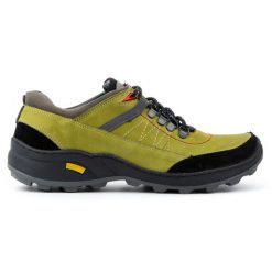 Olivier Męskie buty trekkingowe 274GT zielone. Zielone trekkingi męskie na jesień, z jeansu, bez zapięcia. Za 319.69 zł.