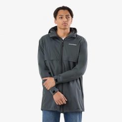 Kurtka przeciwdeszczowa męska Swedemount Tjörn Rain Coat wodoodporny. Niebieskie kurtki męskie SWEDEMOUNT, m, bez wzorów, bez kaptura. Za 329.99 zł.