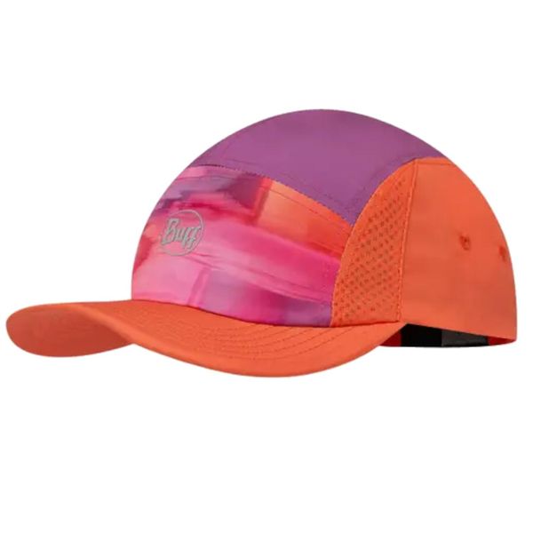 Czapka z daszkiem Damska Buff 5 Panel Go Cap. Brązowe czapki damskie Buff, bez wzorów, z elastanu, sportowe. Za 101.92 zł.