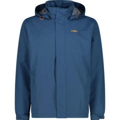 Kurtka wodoodporna CMP. Niebieskie kurtki męskie CMP, bez wzorów, sportowe, bez kaptura. Za 353.95 zł.