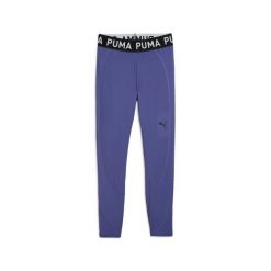 Damskie legginsy Puma Strong. Fioletowe legginsy damskie Puma, bez wzorów, z materiału. Za 204.80 zł.