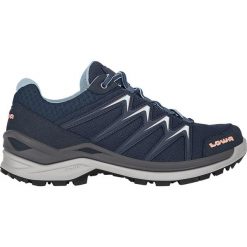 Buty trekkingowe damskie Lowa Innox Pro Low Gtx. Niebieskie obuwie trekkingowe damskie Lowa, z materiału, bez zapięcia. Za 842.75 zł.