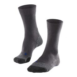 Skarpetki damskie Falke TK2 Cool. Szare skarpetki damskie Falke, bez wzorów, z elastanu. Za 161.50 zł.